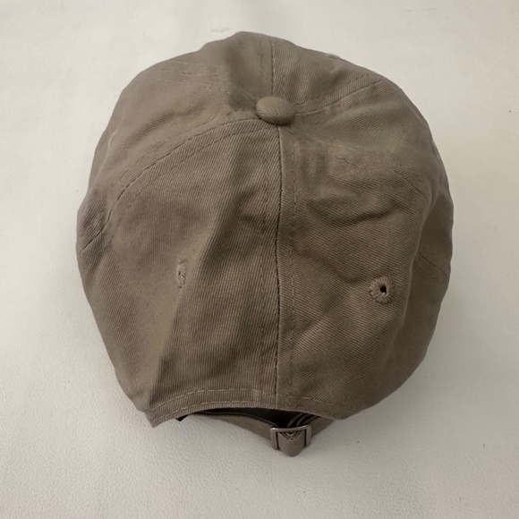 New OBEY Logo Beige Embroidered Adjustable Baseball Hat Cap One Size - Picture 3 of 7